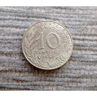 Werty71 Франция 10 сантимов 1997