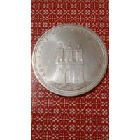 Германия 10 марок серебро 1989 порту Гамбурга 800 лет