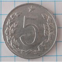5 геллеров 1970 Чехословакия