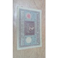 2 марки 1920 года (синяя ) 192