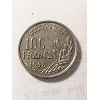 Франция 100 франков 1958