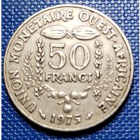 Западная Африка 50 франков 1975 г.