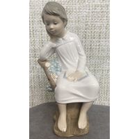 Фарфоровая статуэтка Lladro Мыслитель Испания. Высота 21