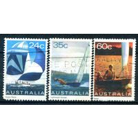 Австралия - 1981г. - парусный спорт - 3 марки - гашёные. #3-WB-85-A-2