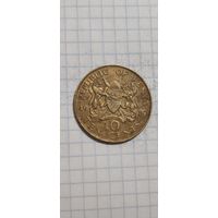 Кения 10 цент 1980