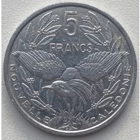Новая Каледония 5 франков 2011 г.