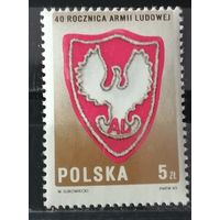 Польша 1983 40-летие Польской народной армии
