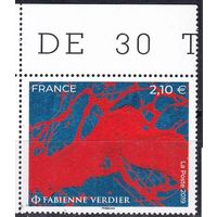Франция 2019 Живопись Фабьен Вердье 1 марка MNH