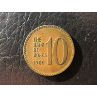 Юж.Корея. 10 вон. 1980. С 20 копеек. Распродажа коллекции. Смотрите другие лоты.