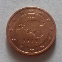 2 евроцента, Эстония 2021 г., AU