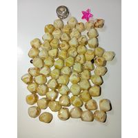 Бусинки из Жёлтогой Агат.