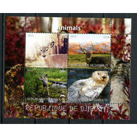 Джибути - 2011 - Фауна - 1 блок. MNH.  (Лот 37JH)-TG2P27