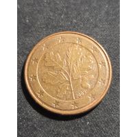 Германия 5 евроцентов 2009 F