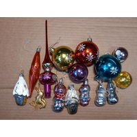 Елочная игрушка 15 шт. СССР