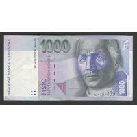 Словакия 1000 крон 1995 года. Тип Р-24b. Состояние XF