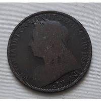 1 пенни 1896 г. Великобритания