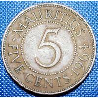 Маврикий 5 центов 1964 г.