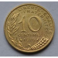 Франция, 10 сантимов 1979 г.