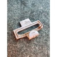 Зацеп поясного ремня под пряжку ГМУ D&C. Алюминий. Вермахт. Оригинал.