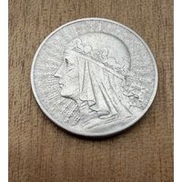 10 злотых 1932 г.  Польша.   Ядвига.  СЕРЕБРО.  2.