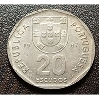 Португалия 20 эскудо, 1987     ( 1-15-5 )