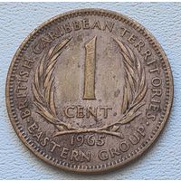 Карибы 1 цент 1965