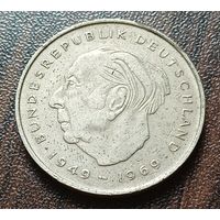 Германия 2 марки, 1971   F    Теодор Хойс, 20 лет Федеративной Республике (1-11-1)
