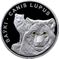 Беларусь 2007, Волки 20 рублей серебро