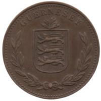 Бейливик Гернси (Коронное Владение). 8 дублей ( даблов ) 1949.