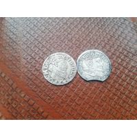 Монеты. Трояк. Орт, 1699,1596,162?