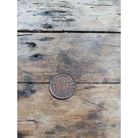 Цейлон 1 цент 1942 год