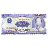 Вьетнам 5000 донгов образца 1991 года UNC p108