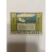Нотгельд 50 пфеннигов Германия Кёнигсвинтер-0101