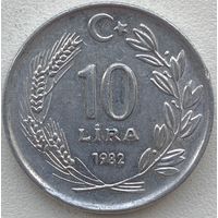 Турция 10 лир 1982 г.