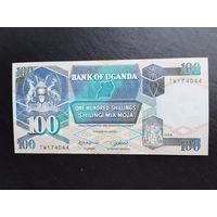Уганда 100 шиллингов 1988г, unc, пресс