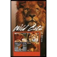 2015 Гана 4597-4600KL Кошки - Львы 12,00 евро