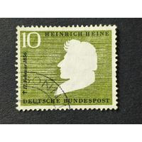 Германия 1956. 100-я годовщина смерти Генриха Гейне. Полная серия