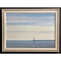 Шкарубо В.Ф "Маяк.Сочи", 2007г. Холст, масло. Размер с родной рамой 60х80 см.
