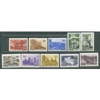 1947, СССР, Курорты СССР, полная серия, MNH OG
