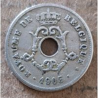Бельгия 10 сантимов 1905 г., надпись на французском - 'BELGIQUE', KM# 52