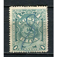 Коста-Рика - 1892 - Герб 1С - [Mi.29] - 1 марка. Гашеная.  (LOT Gs31)-T3P48