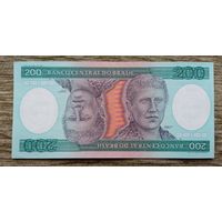Werty71 Бразилия 200 крузейро 1981 - 1984 UNC банкнота