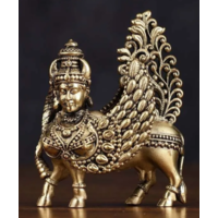 Статуэтка Камадхену Корова желаний Бронза Индия