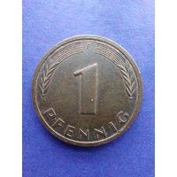 Германия ФРГ 1 пфенниг 1990 F