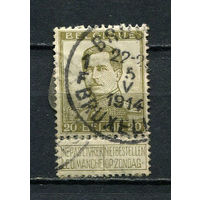 Бельгия - 1912/1913 - Король Альберт I 20C - [Mi.101II] - 1 марка. Гашеная.  (Лот 16Dv)