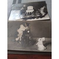 2 открытки 1954(Открытое письмо)