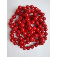 Длинные бусы. Цветное стекло. Шарики