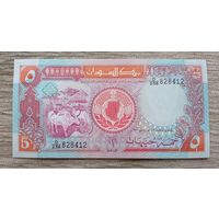 Werty71 Судан 5 фунтов 1991 UNC банкнота