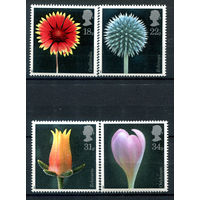 Великобритания - 1987г. - цветы - 4 марки - полная серия, MNH [Mi 1097-1100]. #3-GB-Z-1-16