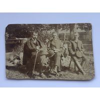 Александр Иванович Пильц, первый слева, губернатор Могилевской губернии 1916